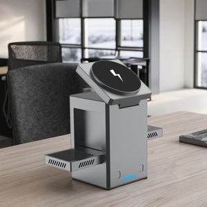 Produits tendance, <span class=keywords><strong>chargeur</strong></span> sans fil magnétique intelligent 3 en 1 de type C à rotation automatique pour <span class=keywords><strong>Apple</strong></span> <span class=keywords><strong>Watch</strong></span>, <span class=keywords><strong>iPhone</strong></span> et AirPods - Product Image 4