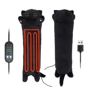 Morbido Cuscino Peluche a Forma di Gatto Grande Abbraccio, Bambola Riscaldante con Gambe Lunghe, Compagno di Sonno, Imbottito in Cotone PP, Giocattolo in Peluche per Bambini - Product Image 5
