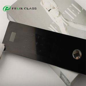 Felix Glass - Best Selling CNC Custom Tempered Glass with Silk <b>Screen</b> for Smart <b>Door</b> Panel - Product Image 5