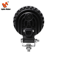Luz de Trabajo LED Redonda Portátil de 54W para Todoterreno, 3600LM, Haz de Luz Amplio, Lámpara de Conducción para SUV, Camioneta, Marino, ATV, Remolque YW-0706A-3-54