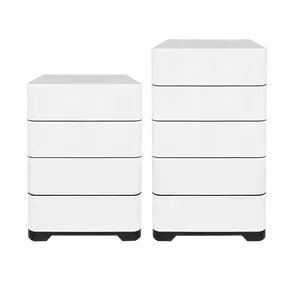 5.12kwh empilés au lithium unité de pile de stockage d'énergie solaire domestique bon prix batterie empilée de stockage d'énergie domestique