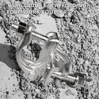 Wohengmetal WH-004 Raccord de coffrage en acier 0,98 kg Électrogalvanisé Haute Résistance Résistant à la Corrosion pour Bâtiments de Bureaux
