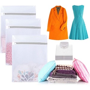 Sac de <span class=keywords><strong>filet</strong></span> de lavage en Polyester pour chaussettes, pochette de Machine à laver vêtements soutien-gorge sous-vêtements sacs à <span class=keywords><strong>linge</strong></span> en maille - Product Image 5