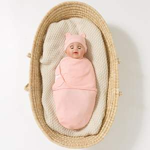 Nouvel Ensemble Gigoteuse et Sac d'emmaillotage Bébé en Pur Coton, Deux Pièces avec Boutons, Idéal Salle d'Accouchement, pour le Commerce International - Product Image 2