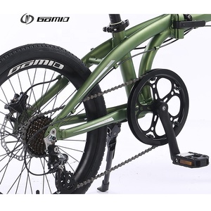 GOMID vélo de ville pliable personnalisé vélo pliable en alliage d'aluminium bisiklet frein à disque hydraulique bicicletas SHIMANO kit cycle de vitesse - Product Image 6