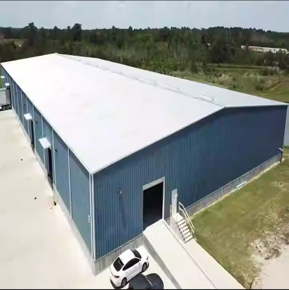 Prefabricated Steel Structure Warehouse Building Assmbly Construction ...