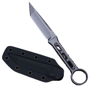 Couteau à lame fixe en acier inoxydable personnalisable pour la survie en plein air, idéal pour l'EDC - Qualité DIY, OEM pris en charge - Product Image 1