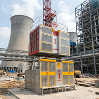 Elevador de Construcción Eléctrico Safe SC200U de 2 Toneladas con Motor Eléctrico, Diseño Patentado en Forma de U, Bajo Costo de Mantenimiento