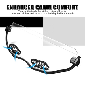 Parabrisas Delantero NICECNC UTV <span class=keywords><strong>X3</strong></span> para Can-Am <span class=keywords><strong>Maverick</strong></span> <span class=keywords><strong>X3</strong></span> 4x4 DS Turbo <span class=keywords><strong>DPS</strong></span> XRS XDS 2017-2024 con Revestimiento Resistente a los Rayos UV - Product Image 4