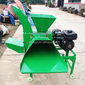 Máquina de procesamiento de cortador de césped de alto rendimiento, amoladora de granos y máquina trituradora de corte de amasado para picadora de tallos de hierba - Product Image 2