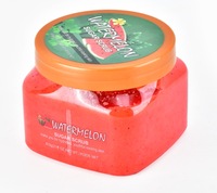 Gommage corporel au sucre et au beurre de karité bio 650g, exfoliant nettoyant en profondeur, hydratant et lissant