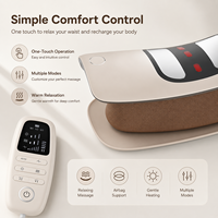 JMK Smart Vibrations-Rückenstreckgerät mit Massagefunktion, verstellbarem Airbag-Strecker, elektrischem EMS-Lenden- und Taillenmassagegerät