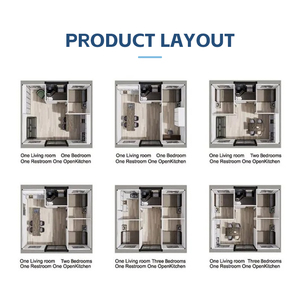 Nhà tiền chế 2 3 phòng ngủ với đồ nội thất di động có thể gập lại nhà di động nhỏ nhà để bán 20ft mở rộng <span class=keywords><strong>container</strong></span> nhà - Product Image 3