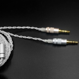 Cavo principale per cavo di aggiornamento cuffie Hifi placcato argento 17 Core con 3.5mm, ramo 2 pezzi 3.5mm spina stereo placcato <span class=keywords><strong>Au</strong></span> - Product Image 4