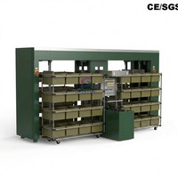 Máquina Clasificadora de Pedidos para Almacén con Distribución Circulante RGV de Alto Rendimiento y Operación de Pantalla Táctil Multicapa, con 1 Año de Garantía