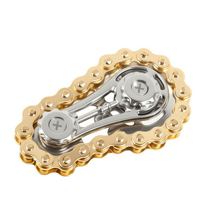 Dr. Cadena de Rodillos Metálica Gigante de 6mm con Engranajes y Cadenas, Juguete Antiestrés - Product Image 2