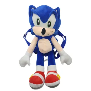 Sac à dos en peluche Super Sonic Animal en peluche poupée en peluche Anime Sonic hérisson Figure Gameverse jouet en peluche
