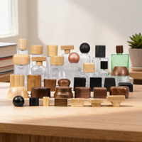 Flacons de parfum ronds avec bouchons en bois, diffuseurs de parfum pour la maison, le bureau, la chambre, distributeurs de parfum décoratifs