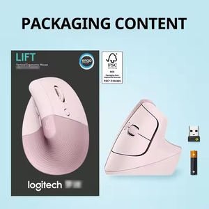 Trọng Lượng Nhẹ Logitech Nâng Dọc Ergonomic Không Dây Hoặc <span class=keywords><strong>USB</strong></span> Receiver Yên Tĩnh Nhấp Chuột 4 Nút Tay Phải Văn Phòng Chuột - Product Image 3