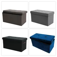 Nicehstex — repose-pieds pliable en tissu, meuble de rangement, pour salon, vente en gros