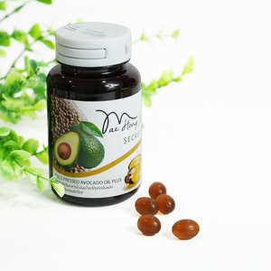 Cápsulas de Aguacate en Gel Suave con Fórmula de Aceite Prensado en Frío para Nutrición Diaria, Envase en Botella con Etiqueta Privada OEM - Product Image 1