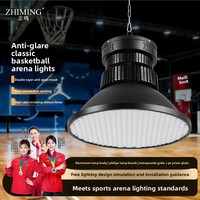 Lustre anti-éblouissement en PC pour arènes sportives, terrains de basketball, salles de tennis de table/badminton - Style classique IP44 pour l'éclairage