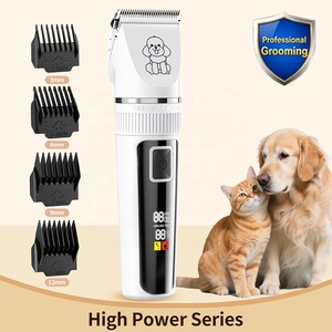 Potente Tosatrice Professionale per <span class=keywords><strong>Animali</strong></span> Domestici, Macchina Ricaricabile Senza Fili per Rimozione Peli di Cani - Product Image 1