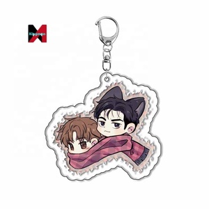 พวงกุญแจอะคริลิคแนวเว็ตตูนเกาหลีคำสาปดีไซน์รูปหมูสำหรับเกมและการขาย - Product Image 4