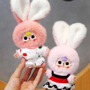 100% Original Wholesale BABY THREE - Miniature Bunny Blind Box <strong>Outfits</strong> Bag Keychain Pendant Gift Trendy Toy Handheld Doll - Product Image 3
