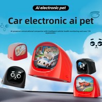 Accessoire de voiture robot intelligent IA avec contrôle par application, animal électronique, jouet tendance, compagnon, ornement décoratif de voiture avec émoticônes