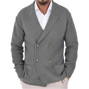 Cárdigan de Punto Acanalado de Alta Calidad con Bolsillos <span class=keywords><strong>Laterales</strong></span> y <span class=keywords><strong>Botones</strong></span> Delanteros - Product Image 5