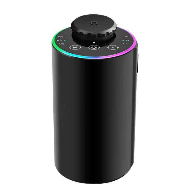 Cordless USB Rechargeable Metal Pure Essential Oil Scent Machine Smart Waterless Nebulizing Diffuser Household Portable 1 Year