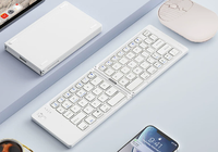 Clavier sans fil pliable adapté aux tablettes, iPad, téléphones portables, ordinateurs portables, utilisation générale au bureau, pour la saisie