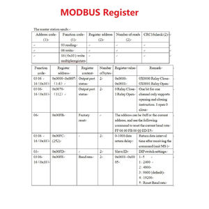 N438B08 DC 12V 8Ch Modbus RTU RS485 <b>Relay</b> Board Support Multi-register Operation with TVS Protected B753 - Product Image 6