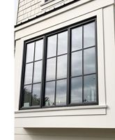 Ventanas Abatibles de Aleación de Aluminio Weisida con Rotura de Puente Térmico, Doble Acristalamiento, Calificadas por Energy Star para Uso Doméstico
