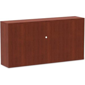 Alera Valencia Series Hutch en cerisier moyen, 70,63 l x 15 profondeur x 35,38 hauteur, avec 4 compartiments et portes, organisateur de bureau et de tiroirs - Product Image 2