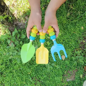 Hot Selling Item Customized Rake Tool Set Mini Gardening Tool Stainless Steel Garden Digging Hand Garden Tools Set for Kids Baby