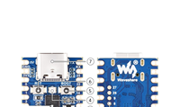 Papan Pengembangan Mini Waveshare ESP32-H2-Zero dengan SoC ESP32-H2FH4S Inti RISC-V 96MHz Flash 4MB Nirkabel BLE/Zigbee/Thread