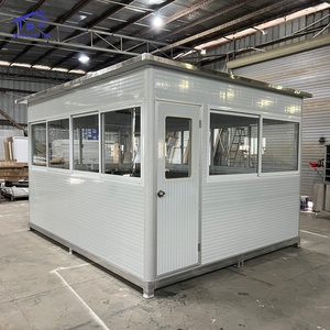 บูธเคลื่อนที่ บ้านสำเร็จรูปจากตู้คอนเทนเนอร์ โครงสร้างเหล็กชุบสังกะสี ฉนวนกันความร้อนและกันลม - Product Image 2
