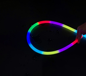 BERIXDEEP RGB IC 360 °   Bande <span class=keywords><strong>LED</strong></span> néon adressable étanche 24V, flexible et pliable, pour extérieur, modèle Round 25 <span class=keywords><strong>Neon</strong></span> - Product Image 5
