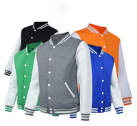 Veste de baseball personnalisée Street Wear Logo Patches Truckers Letterman Base Ball Veste Varcity Varsity en cuir personnalisée pour hommes