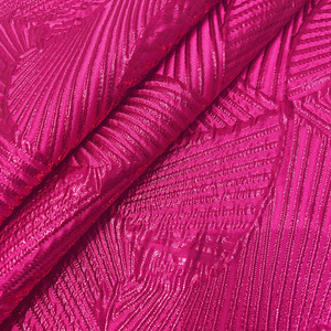 Prix d'usine <span class=keywords><strong>Tissu</strong></span> de dentelle damassée de luxe doux pour la peau <span class=keywords><strong>Tissu</strong></span> de <span class=keywords><strong>brocart</strong></span> <span class=keywords><strong>rose</strong></span> Jacquard confortable pour robe - Product Image 3