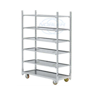 अच्छी गुणवत्ता वाले डैनिश स्टलर व्हील ट्रॉली इलेक्ट्रिक वैगन गोदाम फूल ट्रॉली - Product Image 1