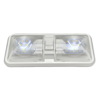 12V RV LED plafonnier de toit pour camping-car bateau Double dôme éclairage intérieur avec lumière naturelle