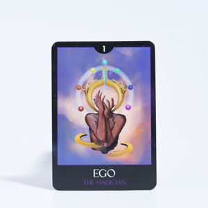 Venta al por mayor de cartas de oráculo, cartas de afirmación positiva impresas personalizadas, <span class=keywords><strong>baraja</strong></span> de Tarot de mago francés - Product Image 5