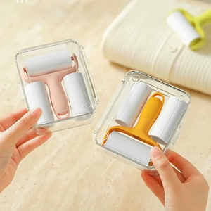 Rodillo Quitapelusas Adhesivo Portátil Mini con Caja de Almacenamiento, Cepillo Adhesivo Reutilizable para Eliminar Pelo y Polvo, Rodillo Quitapelusas para Mascotas - Product Image 2