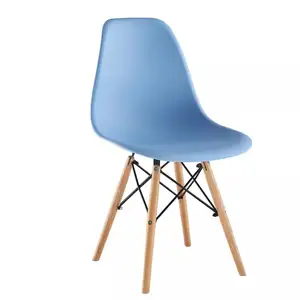 Zitai Silla Plastico chaise de salle à manger, pieds en bois, en plastique, chaises de cuisine, à vendre