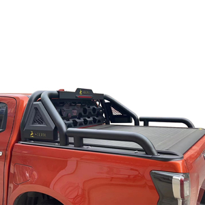 Portaequipajes de Techo de Acero al Carbono Estilo Deportivo <span class=keywords><strong>para</strong></span> Toyota y Jeep, <span class=keywords><strong>para</strong></span> Camionetas Doble Cabina, con Diseño de Barra de Escalón <span class=keywords><strong>para</strong></span> Equipaje y <span class=keywords><strong>Jaula</strong></span> de Transporte - Product Image 1