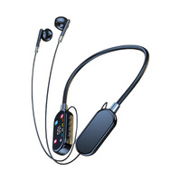 Fabricant Direct 2025 Nouveaux Écouteurs Bluetooth Filaire à Tour de Cou avec Lumière Respirante, Design Créatif, Autonomie Ultra-Longue, Intra-auriculaires