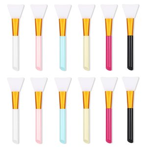 Pinceau applicateur de masque facial en silicone souple personnalisé avec logo, outils de maquillage DIY, pinceau applicateur de masque de boue pour le visage, vente en gros - Product Image 1